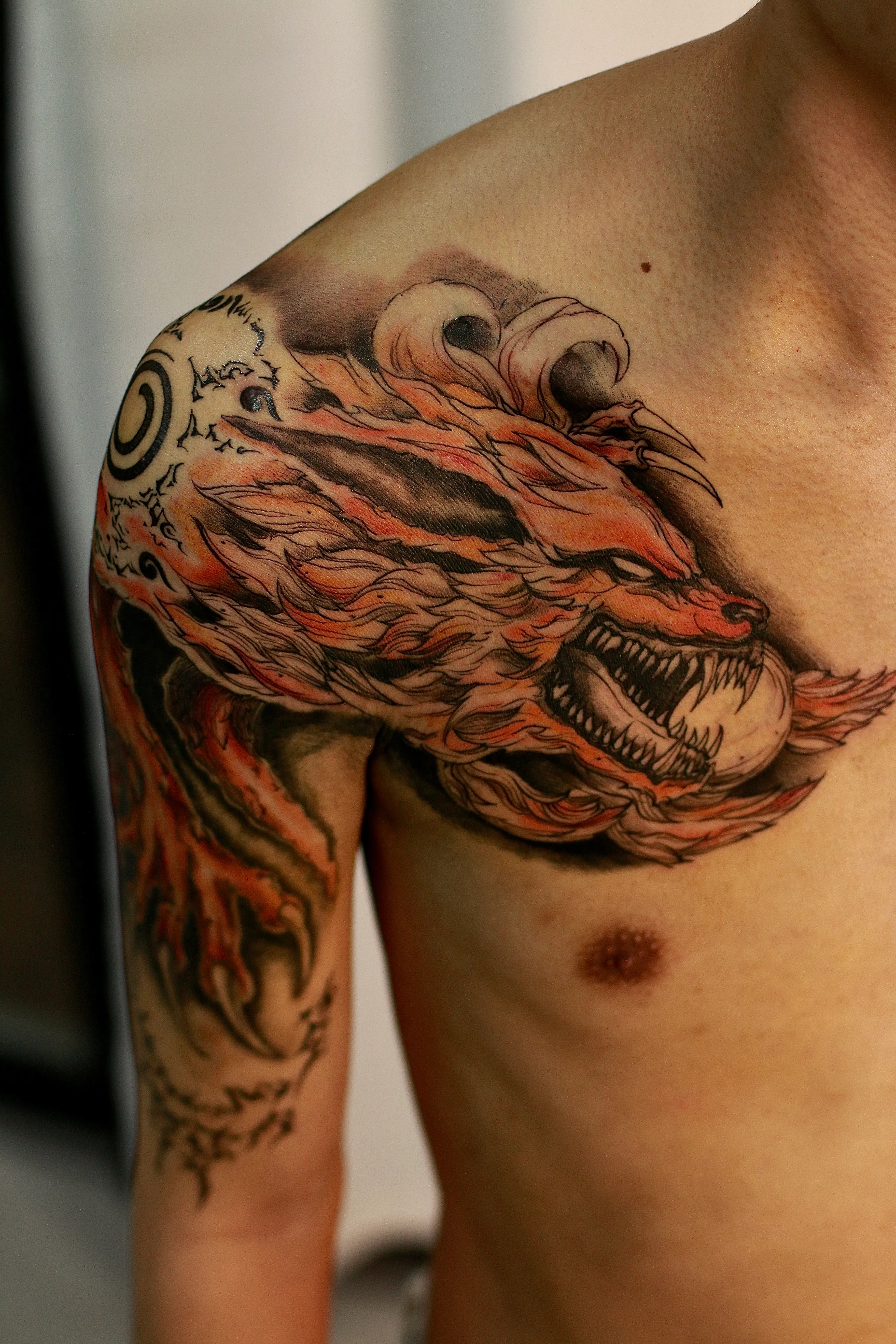 Artistic tattoo work