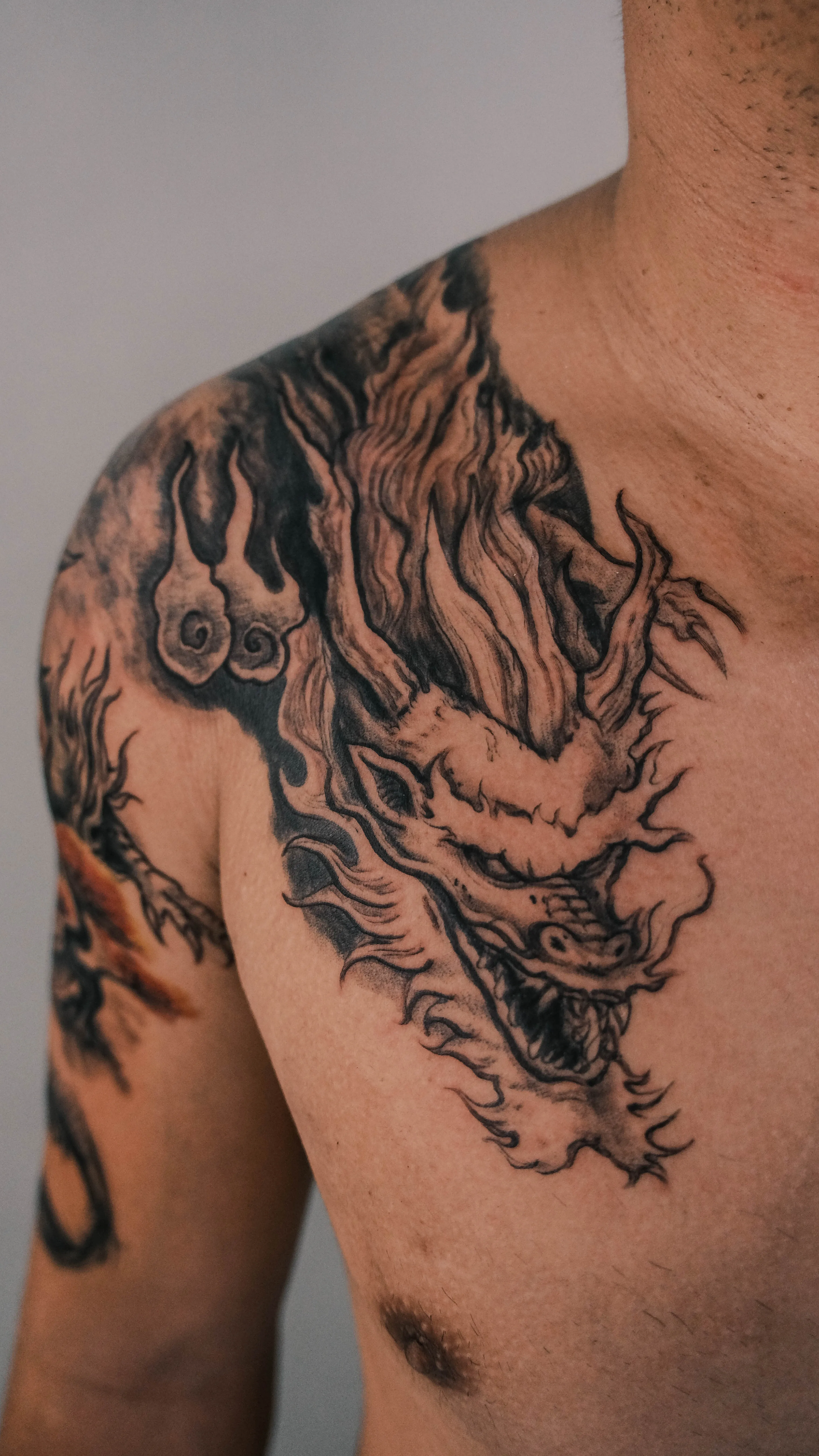 Detailed tattoo work